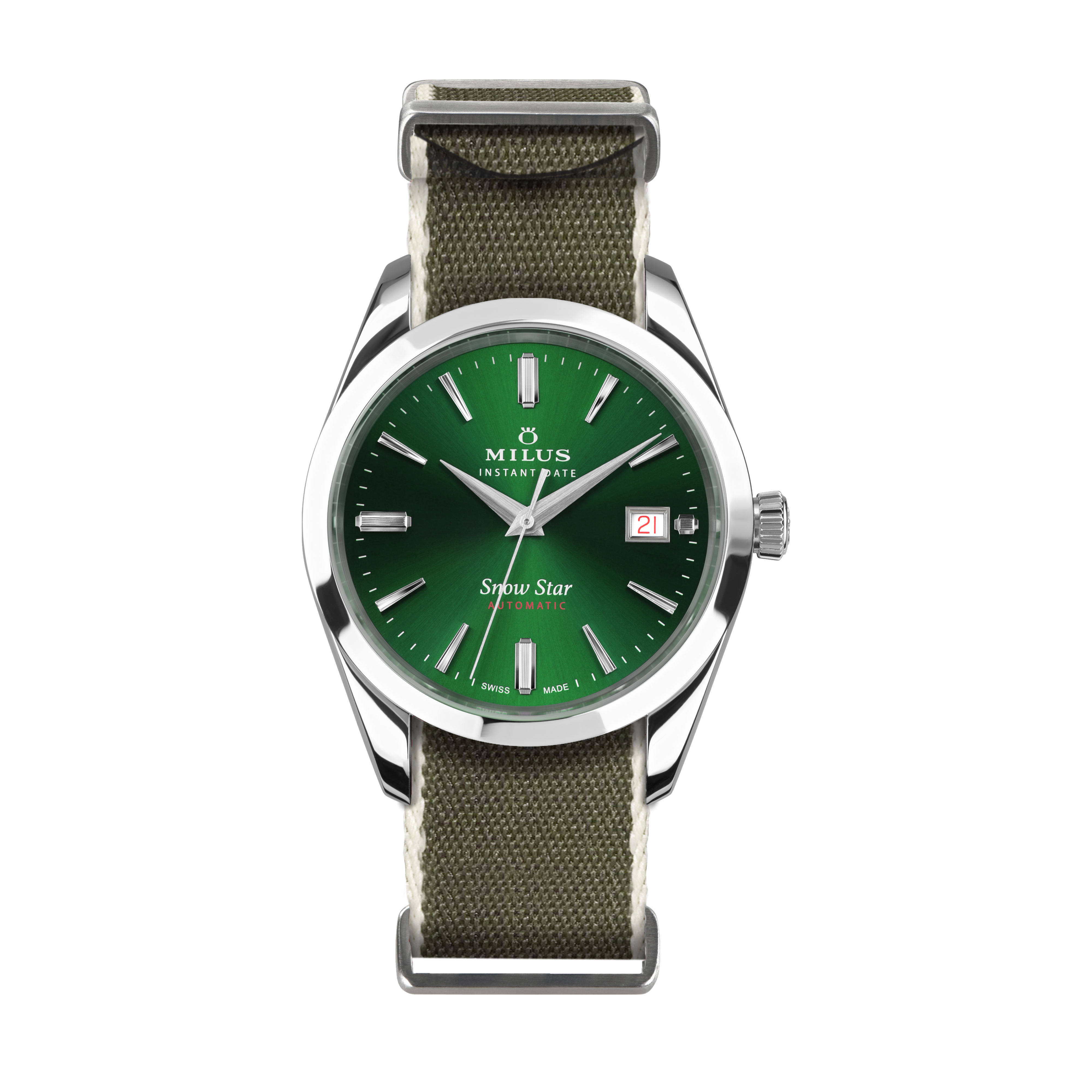 NATO-Armband - Khaki & Off-White