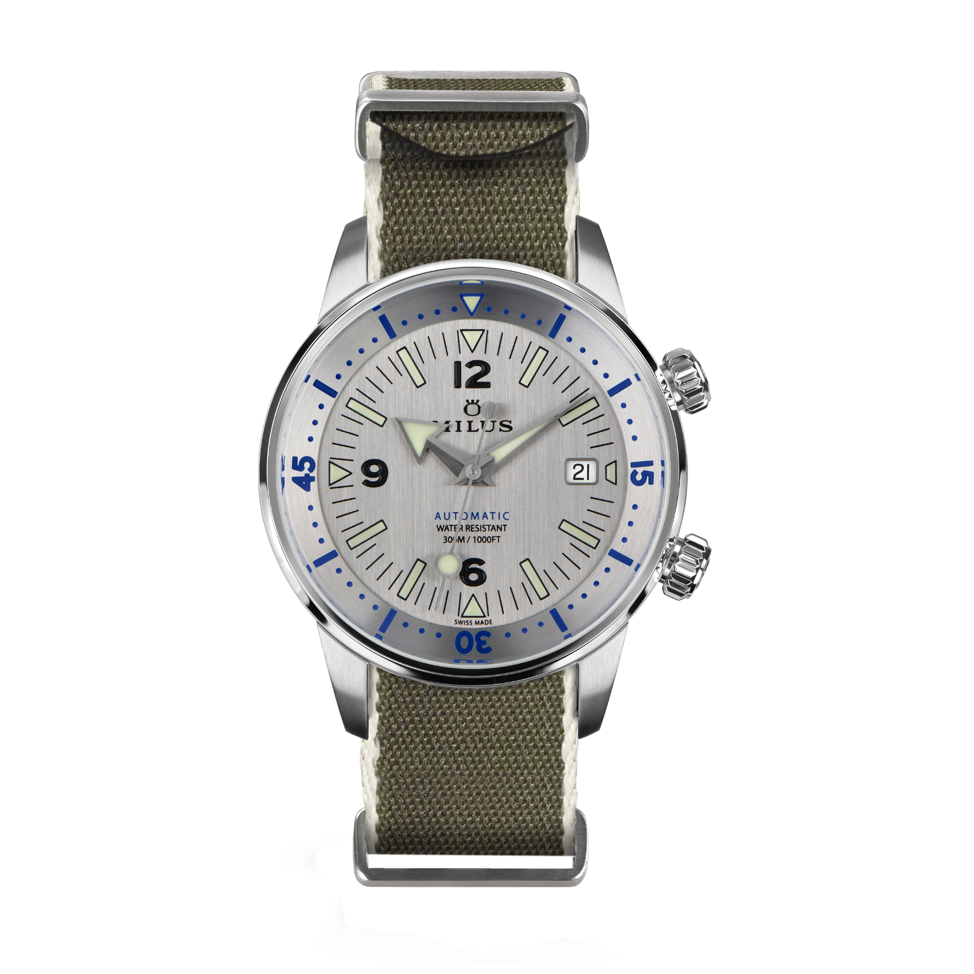 NATO-Armband - Khaki & Off-White