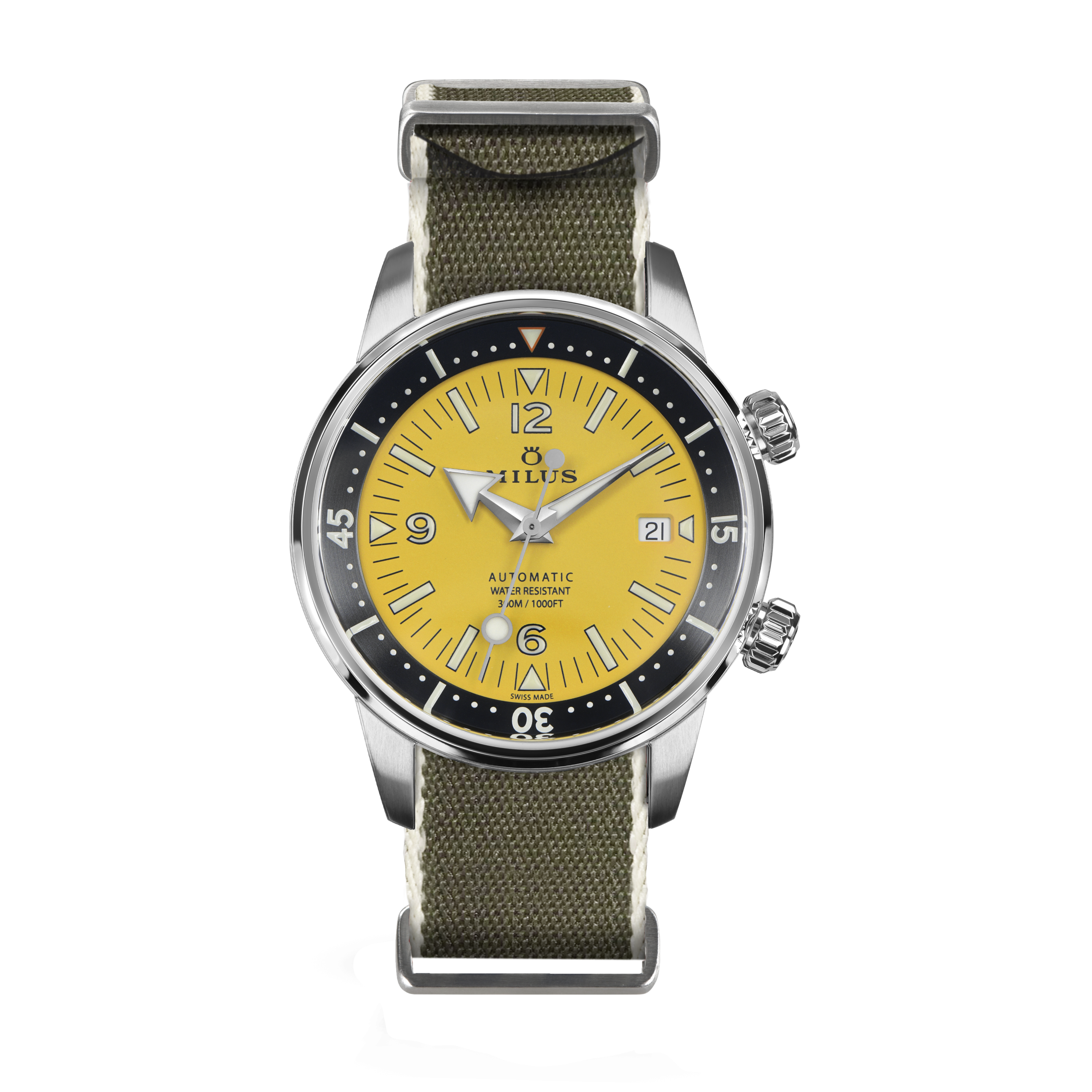 NATO-Armband - Khaki & Off-White