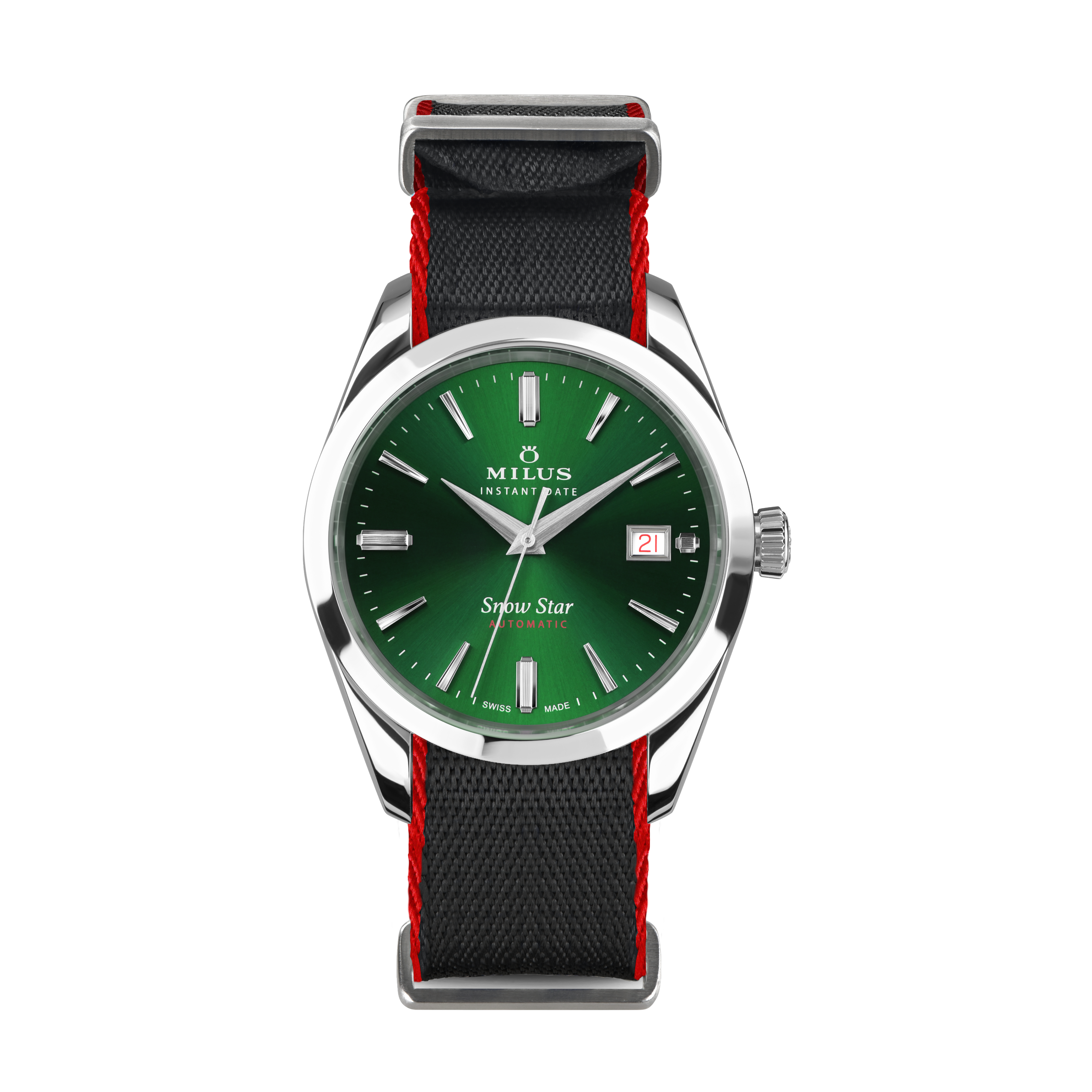 NATO-Armband - Schwarz & Rot