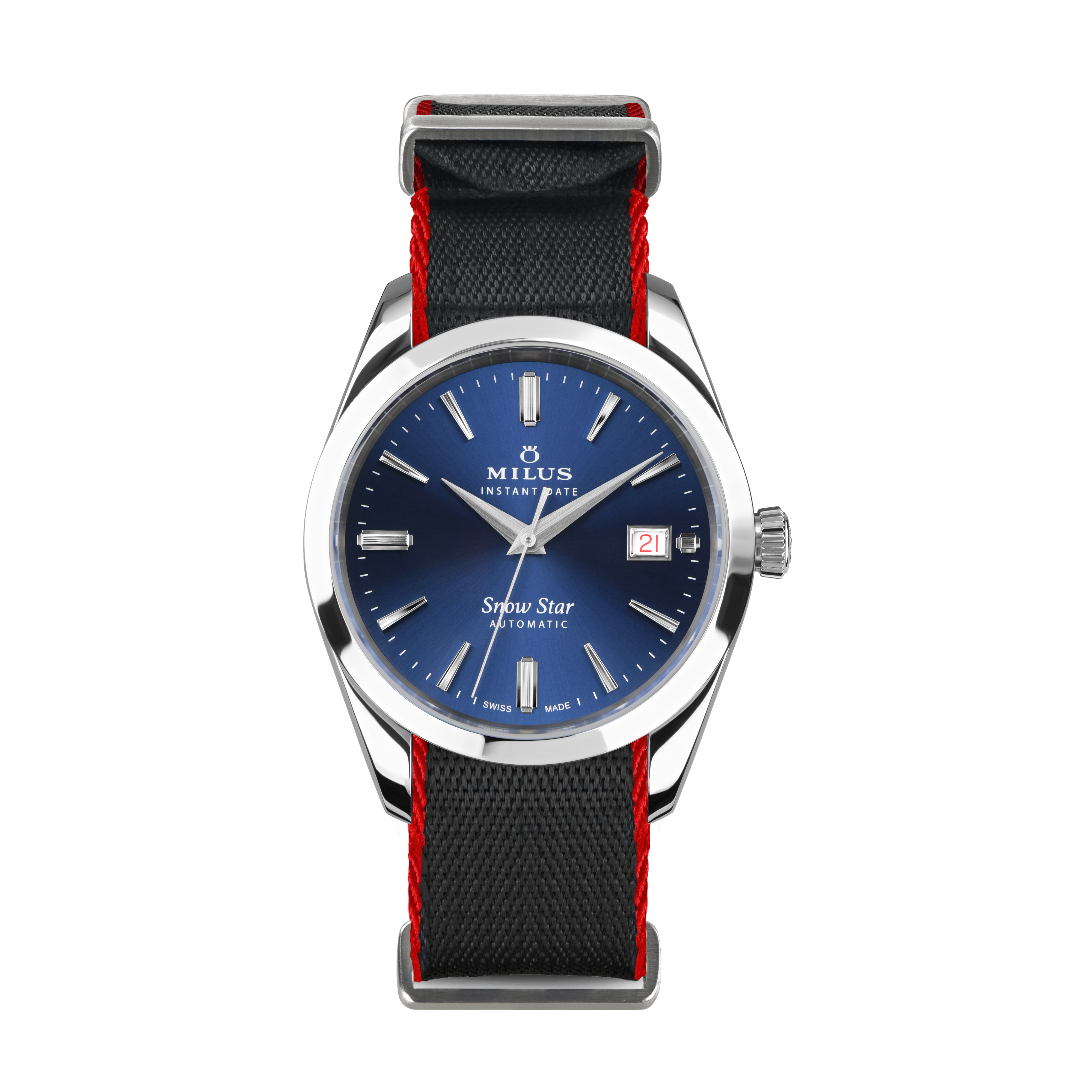 NATO-Armband - Schwarz & Rot