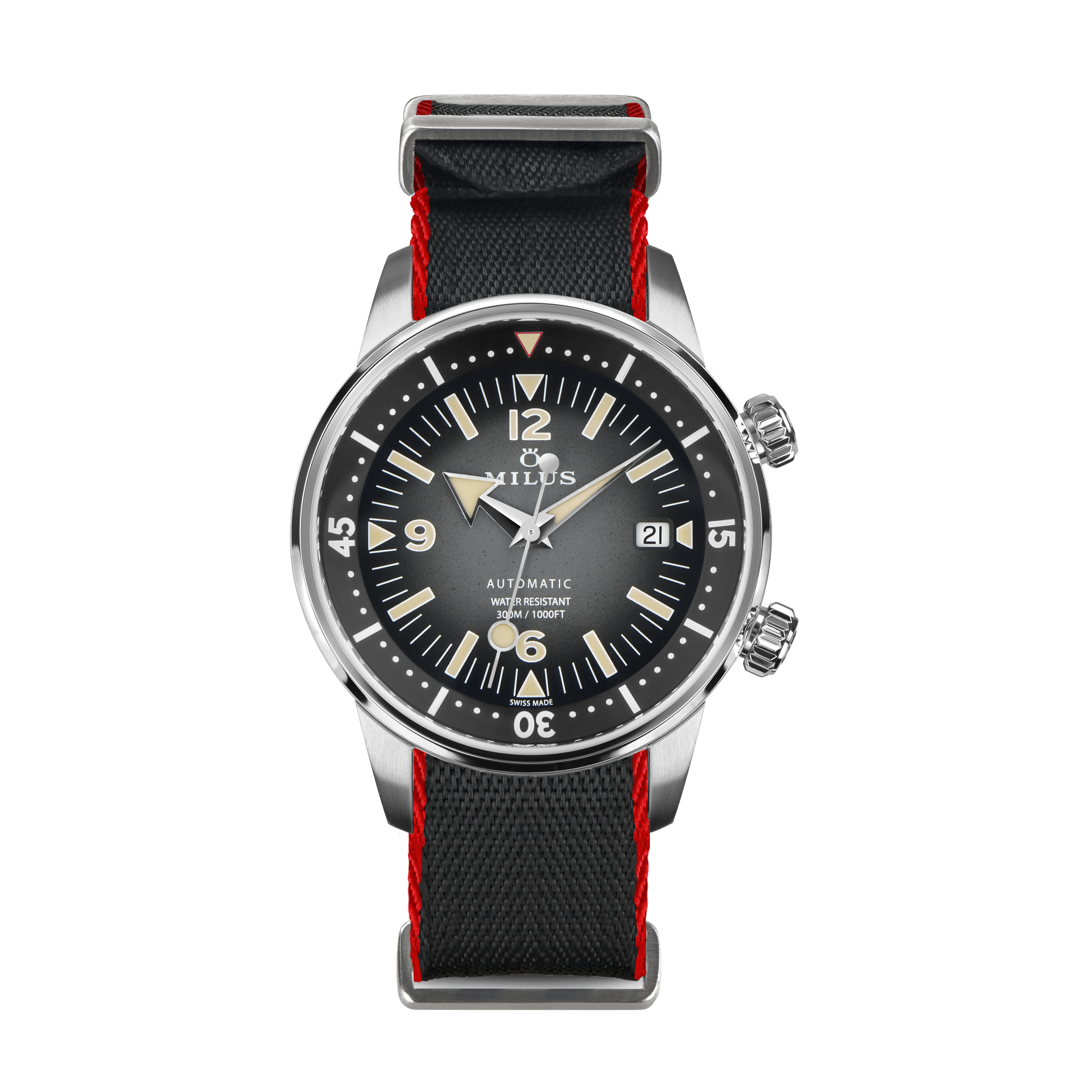 NATO-Armband - Schwarz & Rot