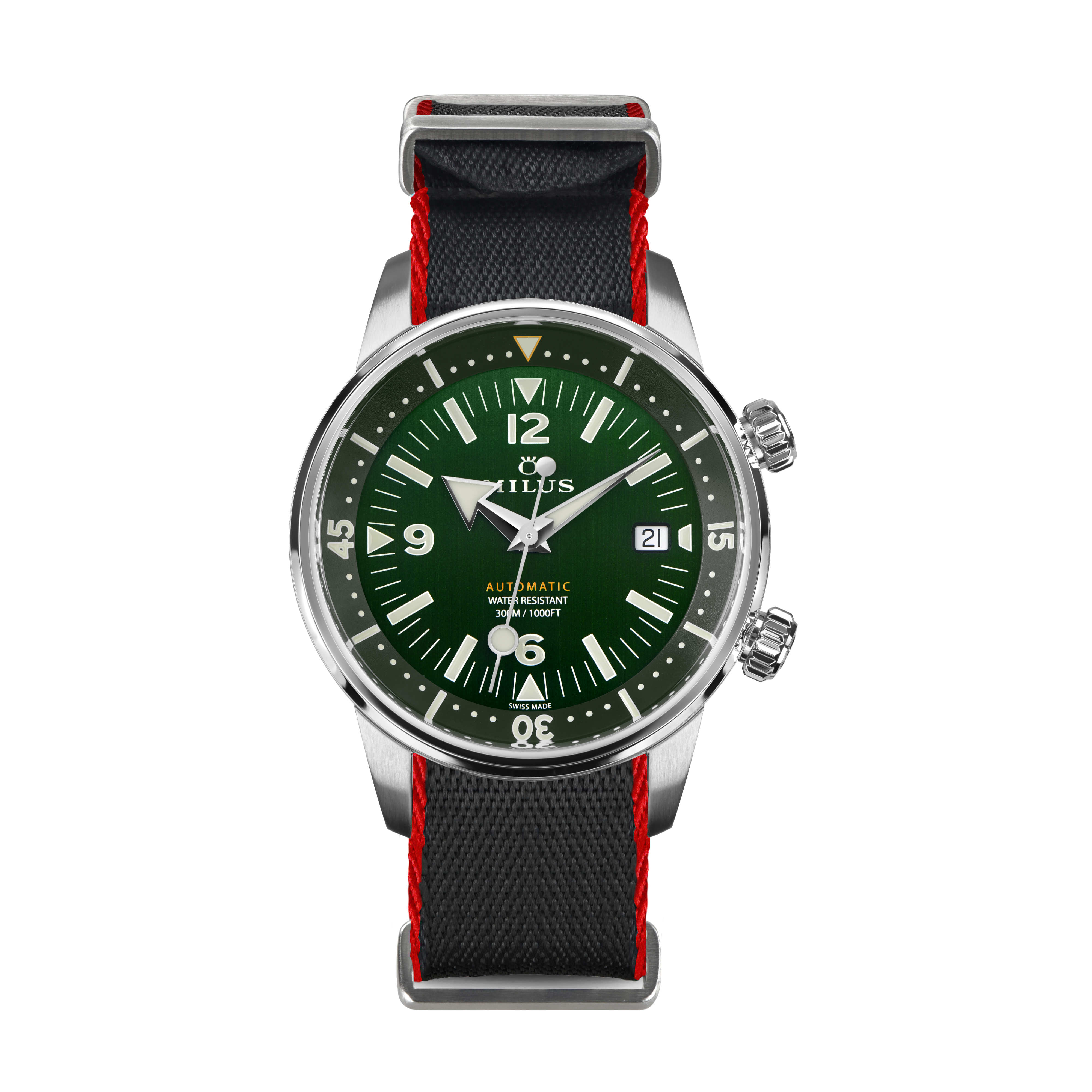 NATO-Armband - Schwarz & Rot