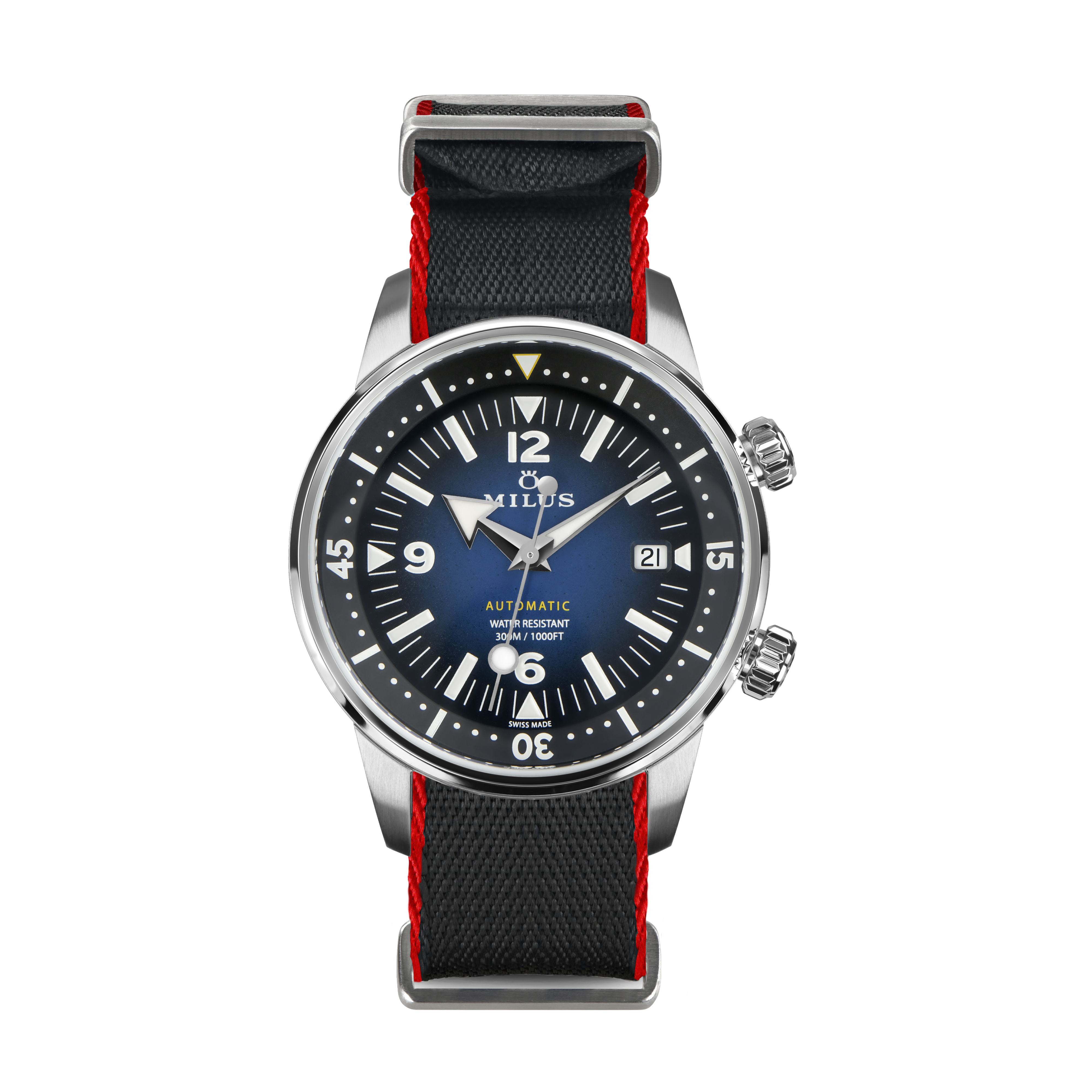NATO-Armband - Schwarz & Rot