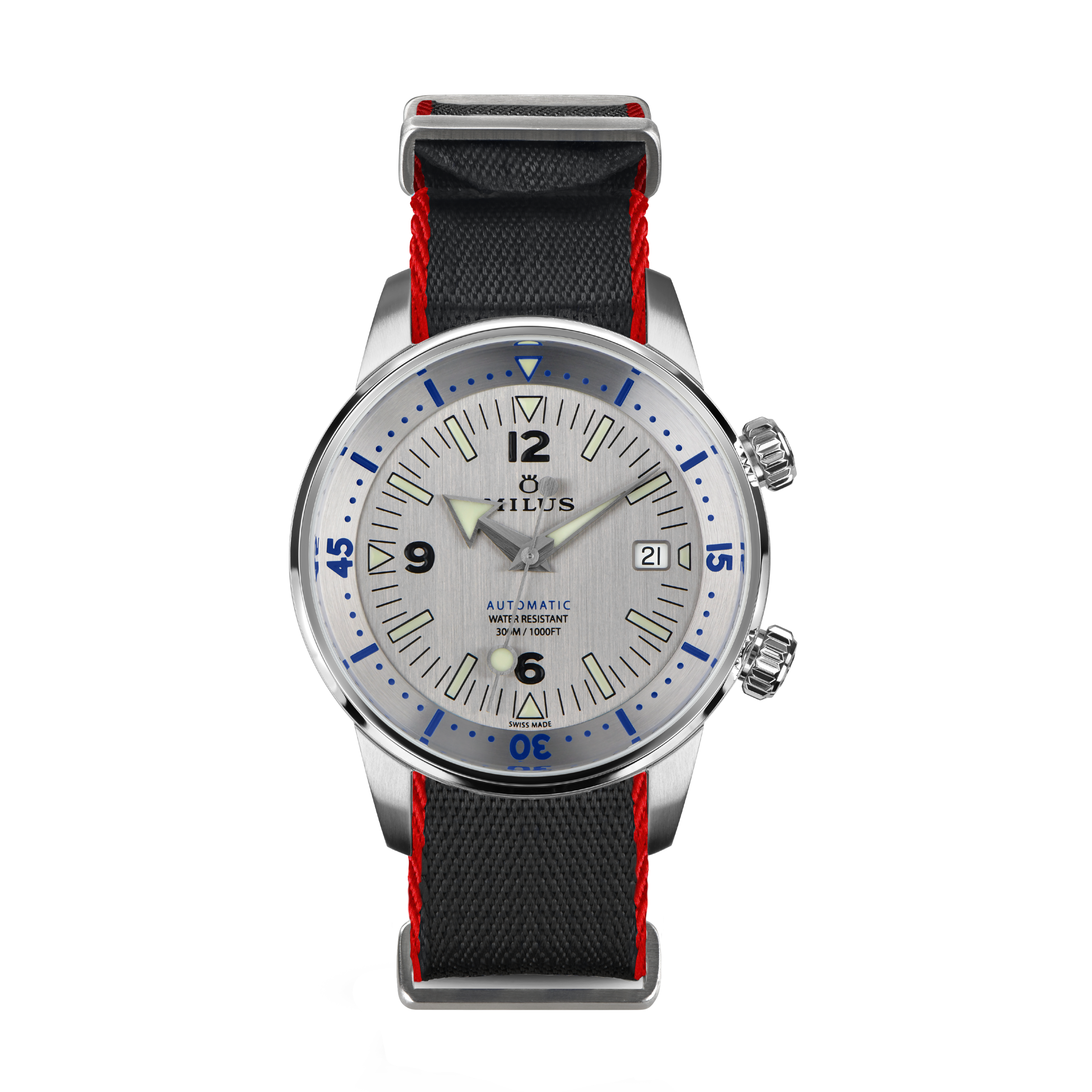 NATO-Armband - Schwarz & Rot