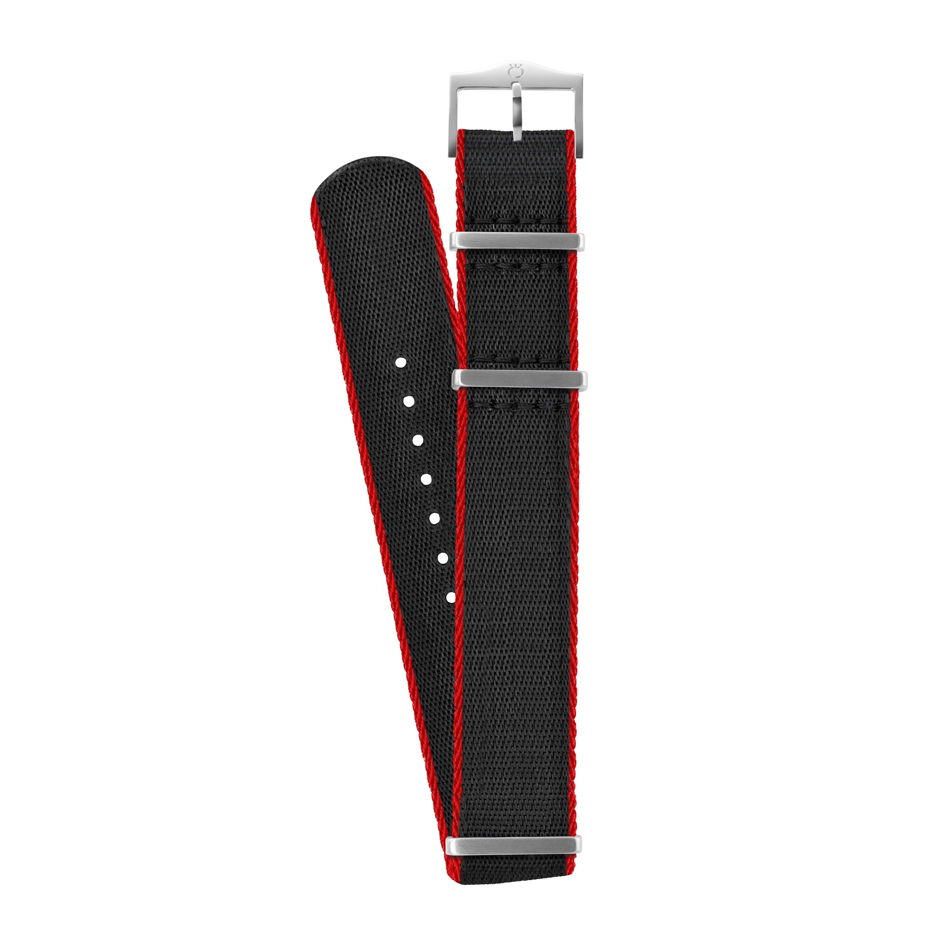 NATO-Armband - Schwarz & Rot