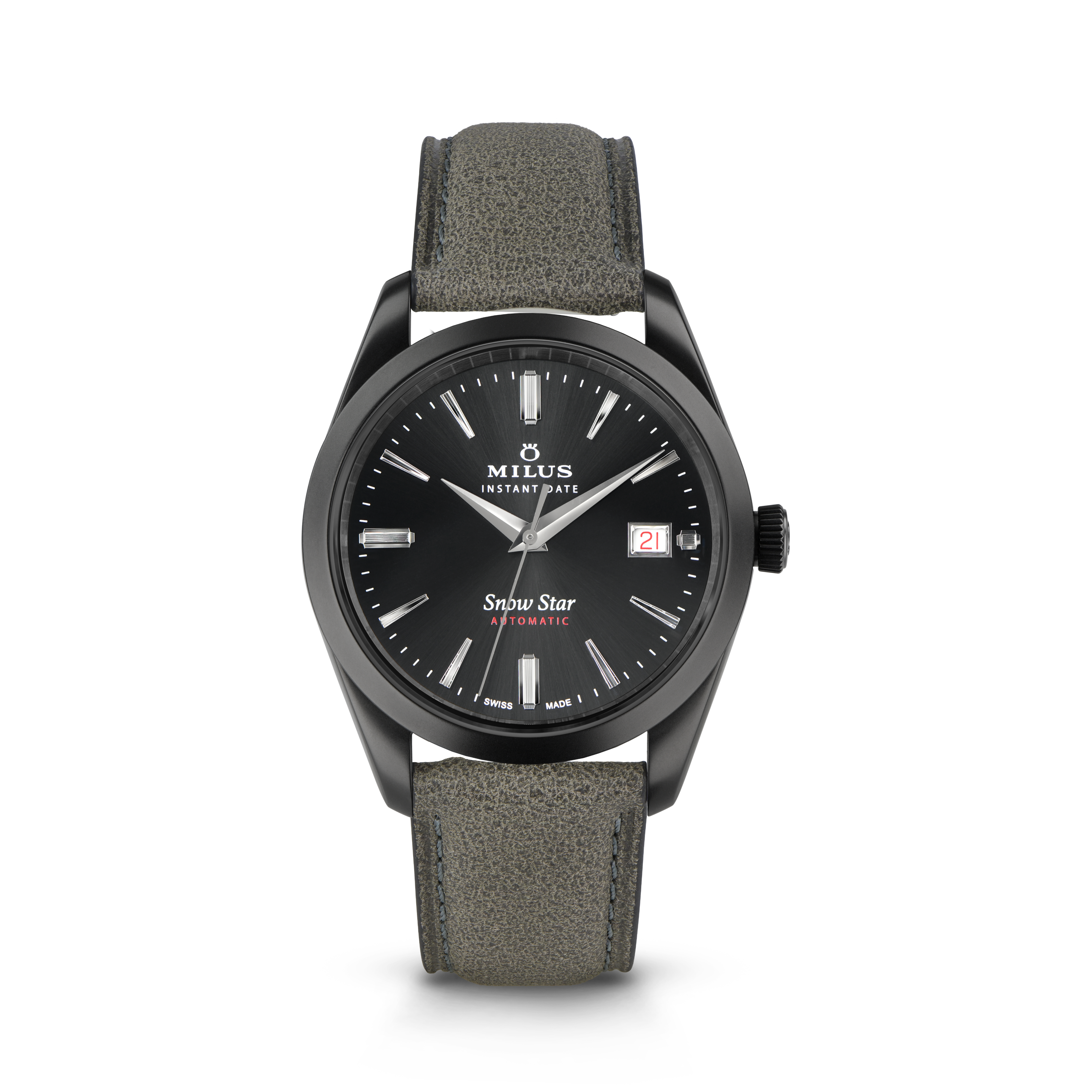 Bracelet cuir - Gris