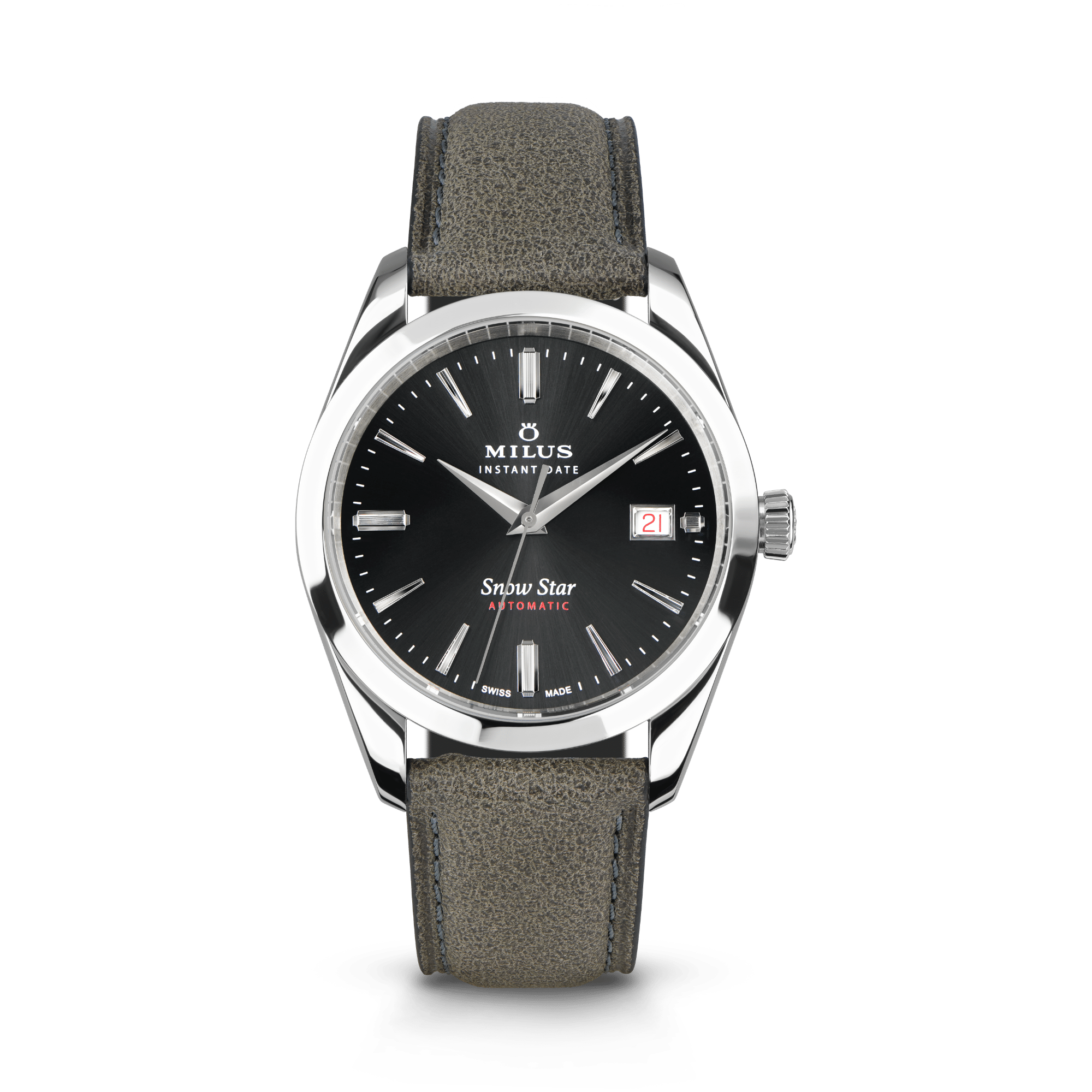 Bracelet cuir - Gris